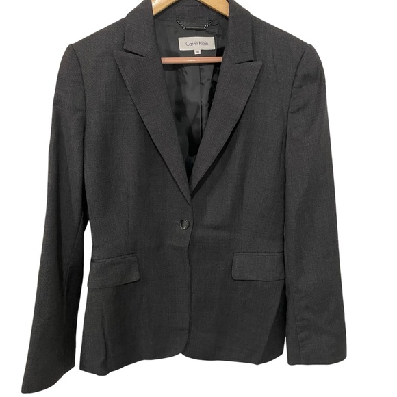 5 for $25❗️Calvin Klein Black Ponte Blazer 10 - Picture 4 of 13